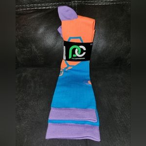 Pro Compression socks Small/Medium NWT Multi Color Blue Orange Purple